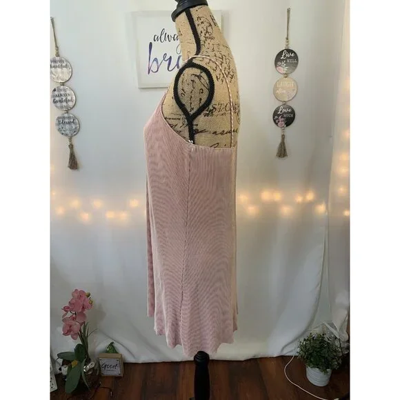 (E-150) Fashion nova womens sleep dress Size S pink color short sleeves - Picture 4 of 8